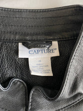 Load image into Gallery viewer, Capture leather jacket: Size 12