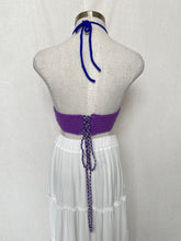 Cargar imagen en el visor de la galería, Crochet crop top: Free Size