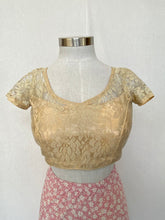 Load image into Gallery viewer, Lace crop top: Size 8