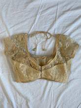 Load image into Gallery viewer, Lace crop top: Size 8