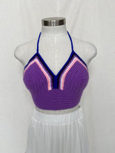 Cargar imagen en el visor de la galería, Crochet crop top: Free Size