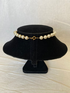 Ankh pearl necklace