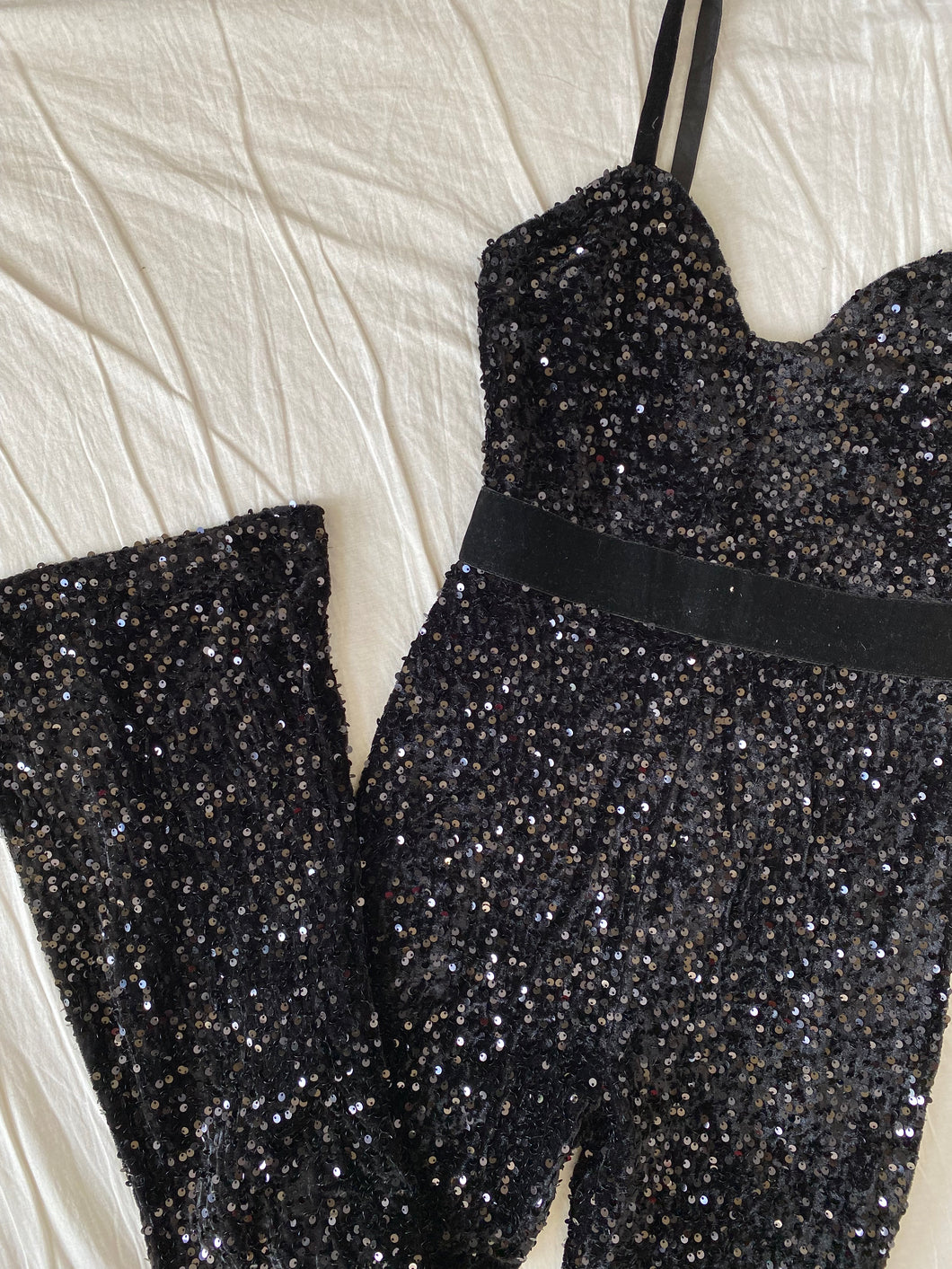 Sequin jumpsuit: Size S