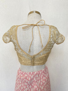 Lace crop top: Size 8