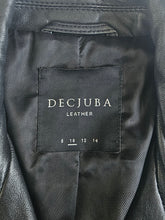 Load image into Gallery viewer, Decjuba leather jacket: Size 10
