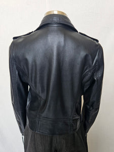 Decjuba leather jacket: Size 10