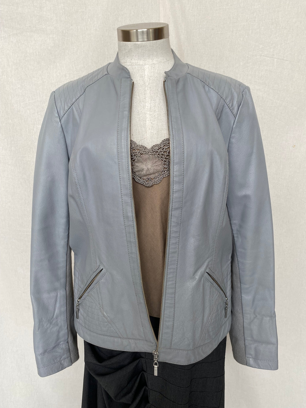 Capture leather jacket: Size 16