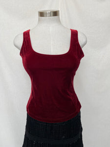 Velvet top: Size 8