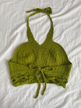 Load image into Gallery viewer, Crochet crop top: Free Size
