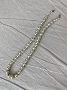 Pearl diamanté necklace