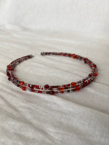 Red beaded choker