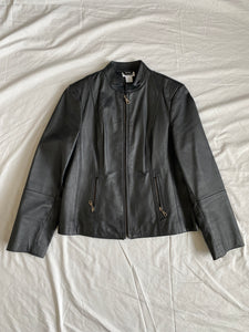 Capture leather jacket: Size 14