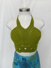Load image into Gallery viewer, Crochet crop top: Free Size
