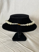 Load image into Gallery viewer, Pearl diamanté necklace
