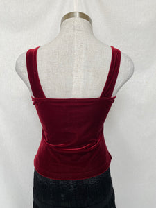 Velvet top: Size 8