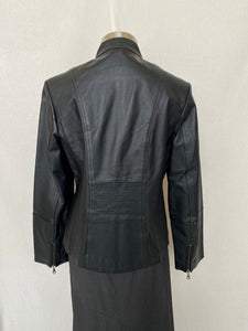 Capture leather jacket: Size 14