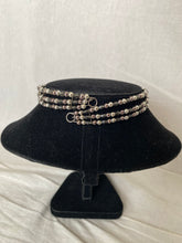 Load image into Gallery viewer, Silver beaded choker
