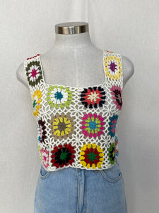 Crochet crop top: Size 8