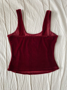 Velvet top: Size 8