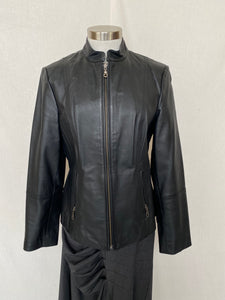 Capture leather jacket: Size 14