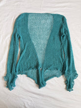 Load image into Gallery viewer, Aquamarine shawl: Size M/L
