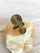 将图片加载到图库查看器，Double spiral ring
