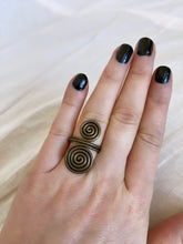 将图片加载到图库查看器，Double spiral ring
