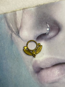 Gold septum ring