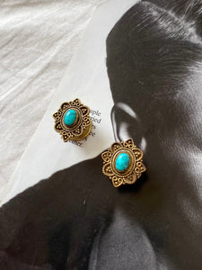 Turquoise ear plug set