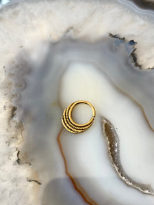 Gold septum ring