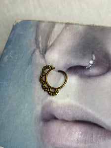 Gold septum ring