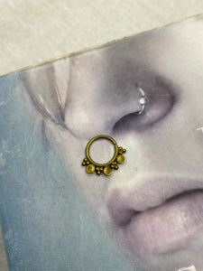 Gold septum ring