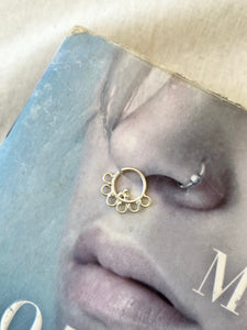 Silver septum ring